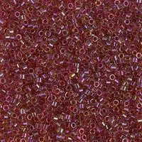 MIYUKI DELICA 11/0 Transparent Strawberry SEED BEADS, 2 GRAMS