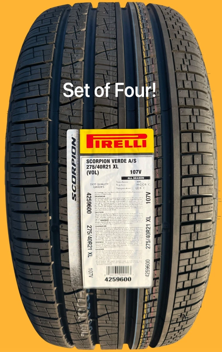 25+ Pirelli 275/40/21 All Season Tires for sale | Updated Oct 2026