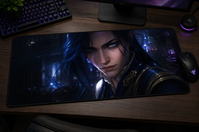 Caitlyn Arcane Mouse Pad XXL Gaming Mat Vi Jinx Ekko league of legends  Arcane