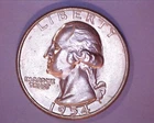1954-D WASHINGTON QUARTER  BU **502-6