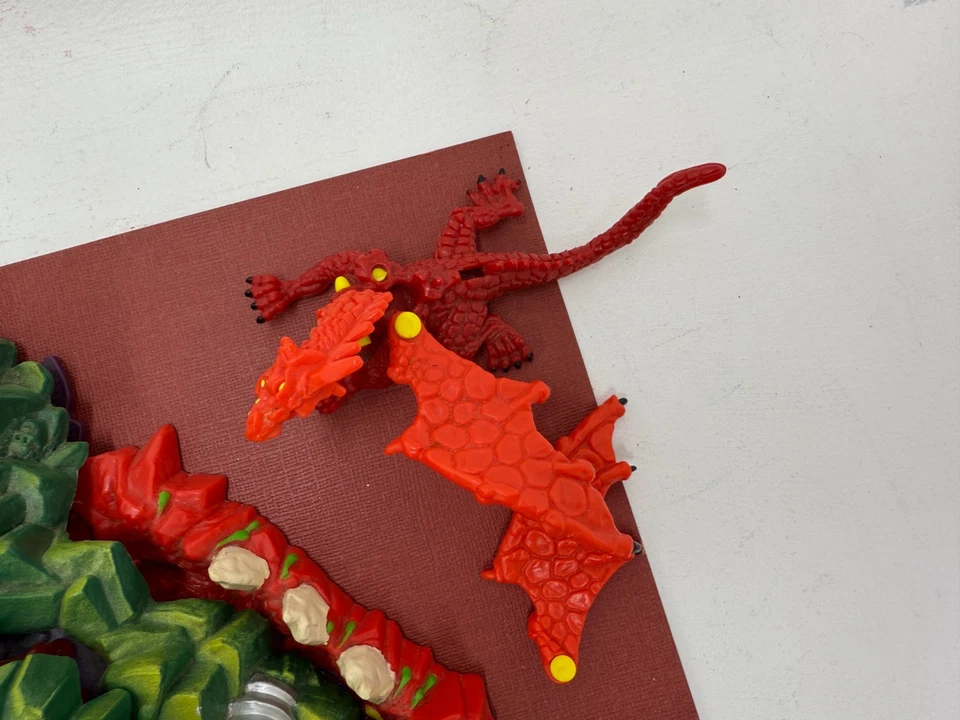 Vintage Bluebird 1993 ☆ Mighty Max ☆ Storms Dragon Island Playset & Accessories - Imagem 3 de 4