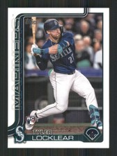 2025 Topps #192 Tyler Locklear RC Seattle Mariners 41089