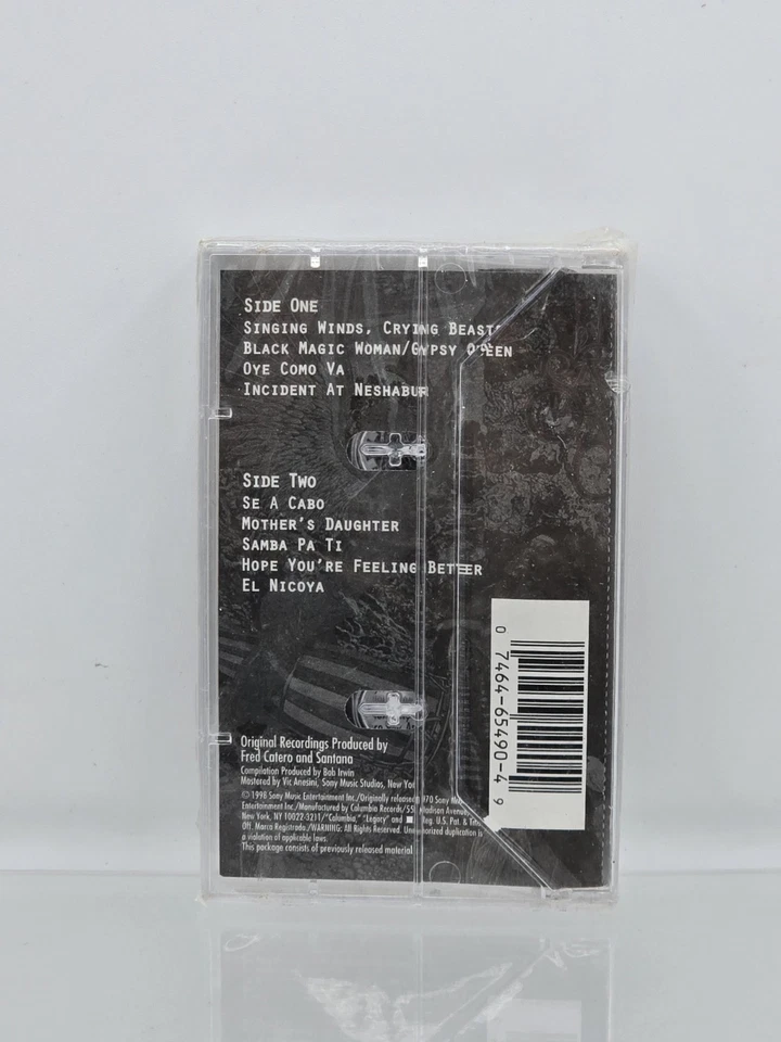 Santana Abraxas Cassette Tape Year 1998 Sony Music Entertainment NEW SEALED - Image 2 of 4