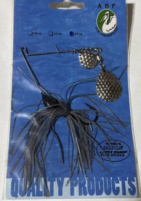 ABP     Spinner Bait  3/8 oz      Black / Gray