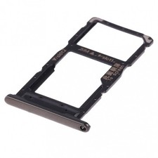SIM TRAY FOR HUAWEI P SMART 2019 SIDE ADAPTER SD CARD REPLACEMENT BLACK