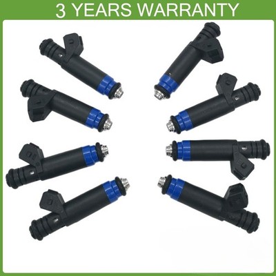 Set of 8 High Impedance Fuel Injectors 80LB 850cc for Siemens DEKA 4 EV1 109991[