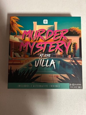 Murder Mystery in der Villa - Ein lustiges, interaktives Brettspiel für 5-12 Spieler Neu