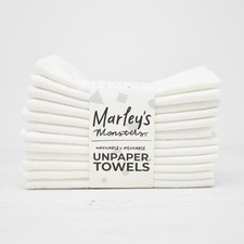 Marley's Monsters 12 Unpaper Towels - White