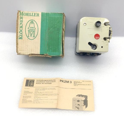 KLOCKNER MOELLER PKZM3-6,3 BASIC SWITCH 4,0-6,3 A NEW FAST SHIPPING