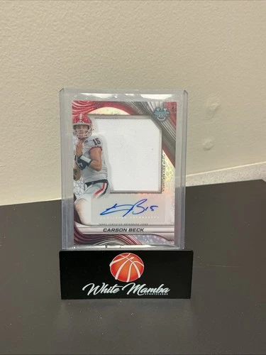 2024 Bowmans Best Carson Beck Patch Auto