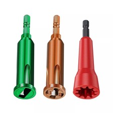 3Pcs Wire Stripper Twister Cable Stripping Tool Wire Cap Twister with 1/4" Chuck
