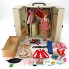 1964 Skipper Barbie's Little Sister Carry Case w/ Doll, Clothes & Accessories
