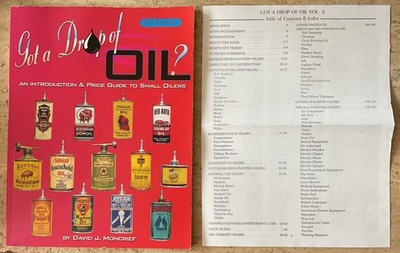 GOT A DROP OF OIL? REVISED 2ND EDITION-OIL CAN PRICE GUIDE WITH CORRECTED INDEX!