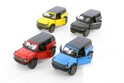 Kinsmart 2022 Ford Bronco Hard Top 5'' Diecast Model Toy Cars 1:34 ''Choose Color''