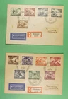 DR WHO 1944 GERMANY 2 FDC? MILITARY SEMI POST COMBO R46641