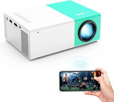 Projector WiFi Portable Movie Projector, Phone or Tablet Can be Mirrored to the