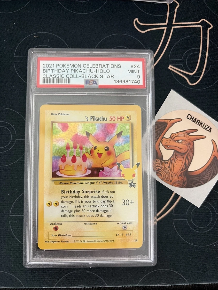 ピカチュウ ホロカード Celebrations Amazon.com: Pokémon Celebrations Pikachu, 25th Anniversary Full