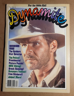 Dynamite Magazine #120 Harrison Ford Indiana Jones May Issue Vol& #10 Very Fine