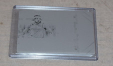 2022-23 Panini Flawless Jaden Hardy BLACK Printing Plate 1/1 Logoman Autographs