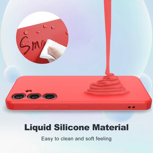 Für Samsung Galaxy S24 Ultra Plus Flüssig Silikon Hülle Robust Stoßfest Cover - Bild 17 von 45