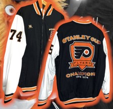 ViNTaGe G-III CaRL BaNKs  '74/75 PHiLaDeLPHia FLYeRs 🏒 2x STANLY CuP 🏆JaCKet🧥
