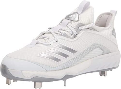 Nike Force Trout 9 MCS White Metallic Silver Baseball Cleats  display picture 1
