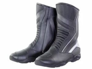 Bike It Boost Touring Waterproof Black Motorcycle Boots Full Length Size 7 8