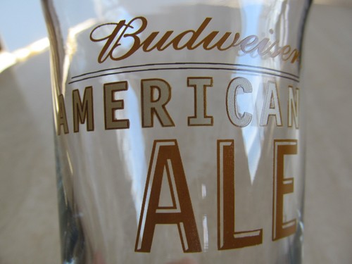 Set of Two (2) BUDWEISER AMERICAN ALE Pint Beer Pub Drinking Glass Bottom Etched - Picture 5 of 11