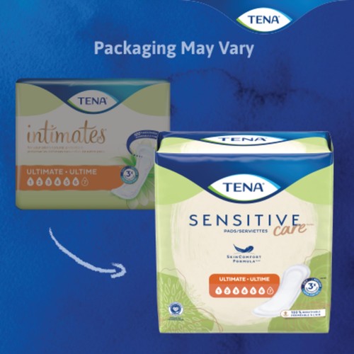 Tena Sensitive Care Ultimate Long Incontinence Pads 100 Breathable Extra Cove... - Picture 2 of 8