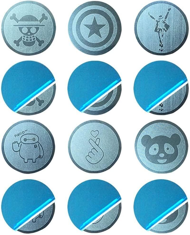 Universal Metal Plate for Magnetic Phone Holders - Car or Wall Mount Adhesive Backing