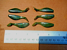 50ct CHRISTMAS SHAD 2" SASSY SWIMBAITS Crappie Fishing Lures Trout Baits Perch