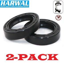 2-PACK! FACTORY New! Harwal 25x47x7 Metric Oil Seal Nitrile Double Lip W/Spring