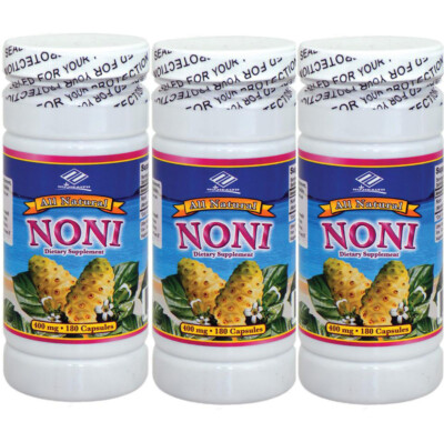 3 x Noni 400mg =540 Capsules All Natural!
