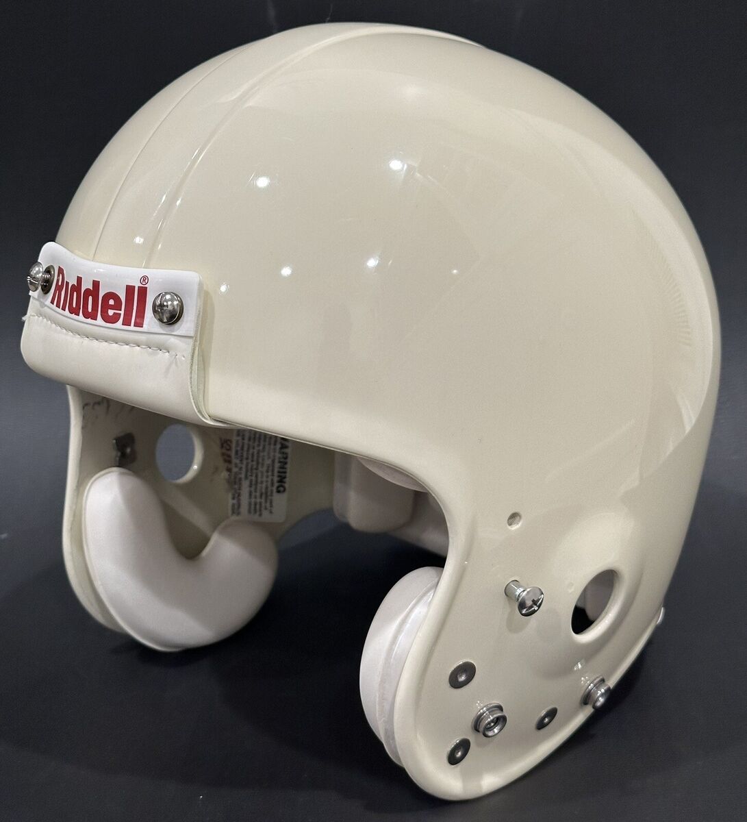 Tom Brady Riddell VSR4 XL Small Ear Hole Rare Off White Tom Brady Riddell VSR4 XL Small Ear Hole Rare Off White