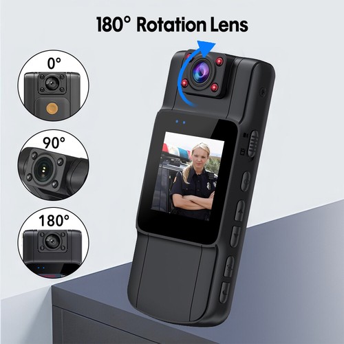 1080P HD Police Body Camera Night Vision for Law Enforcement mini Body Worn Cam - Picture 8 of 14