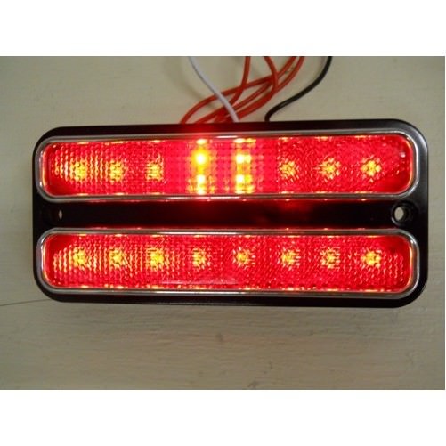 (2) 1968 1972 Chevy Truck Red LED Clearance Side Marker Lights / 1969