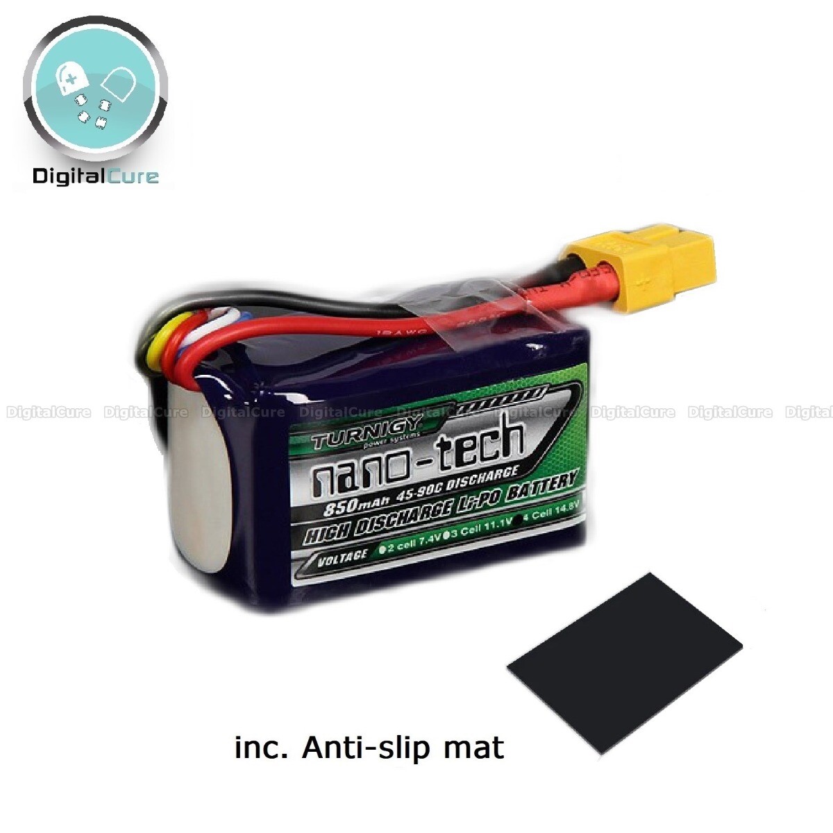 RC Lipo Battery Turnigy 850mAh 4S 14.8V 4590C XT60 For Drone Plane