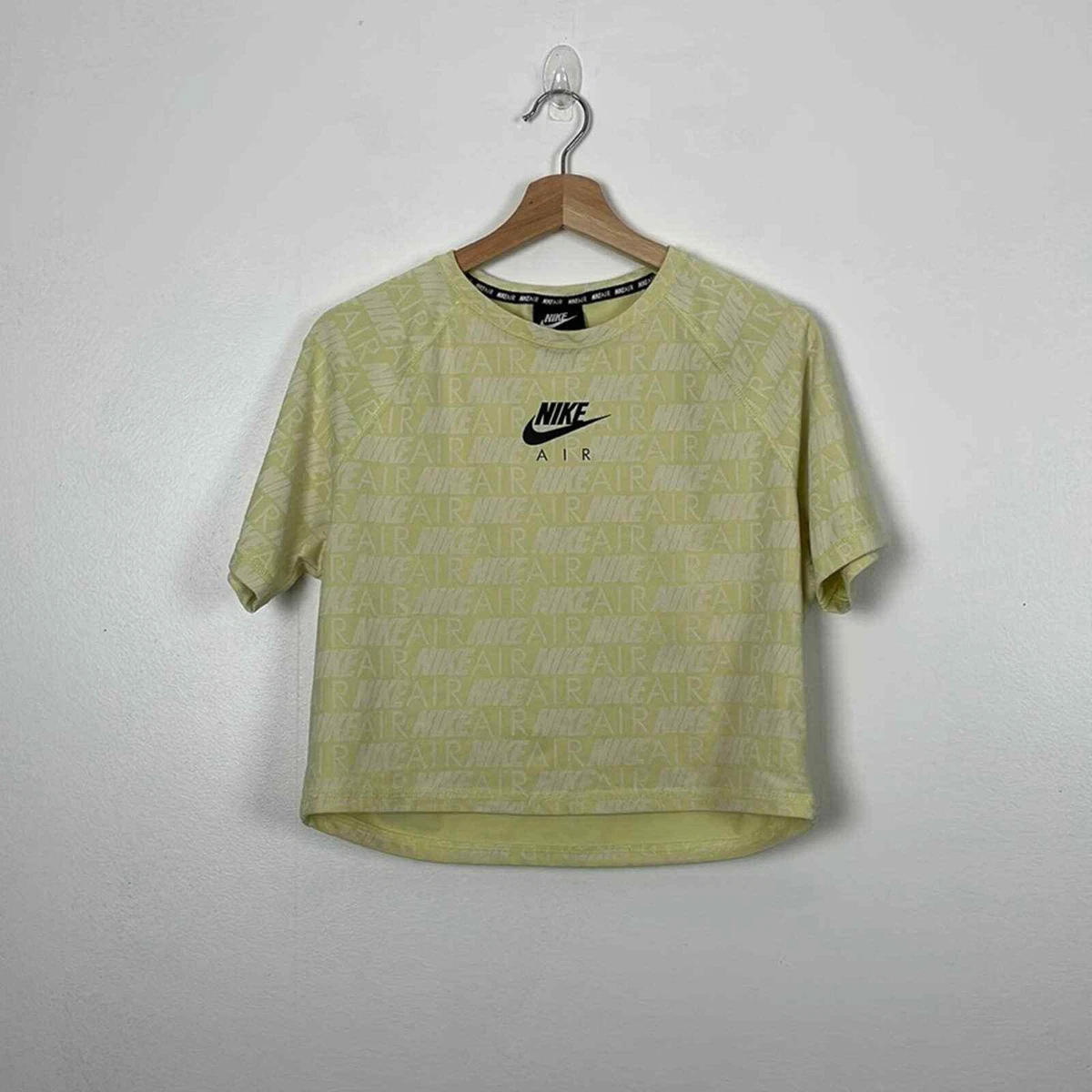 Nike neon crop best sale top