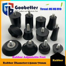 M6 M8 M10 Goma Pies Ajustables Tornillo Mesa Niveladora Pie Máquina Mueble Pata