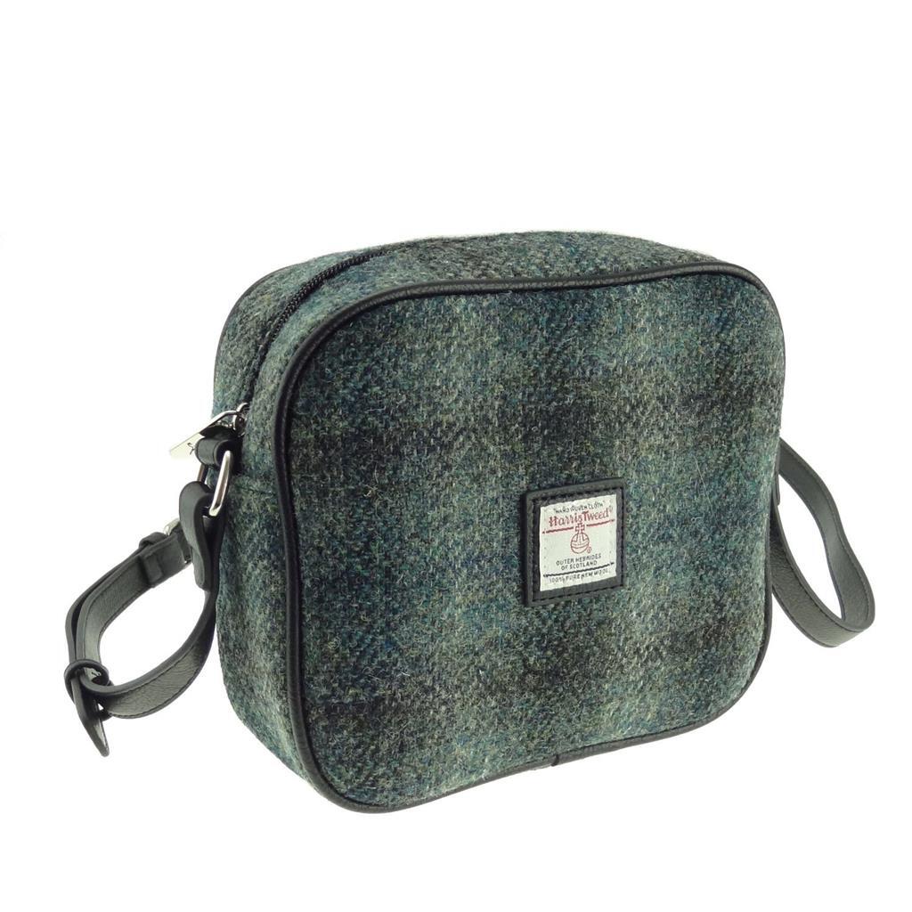 Harris Tweed Brora Tote En Moss Green