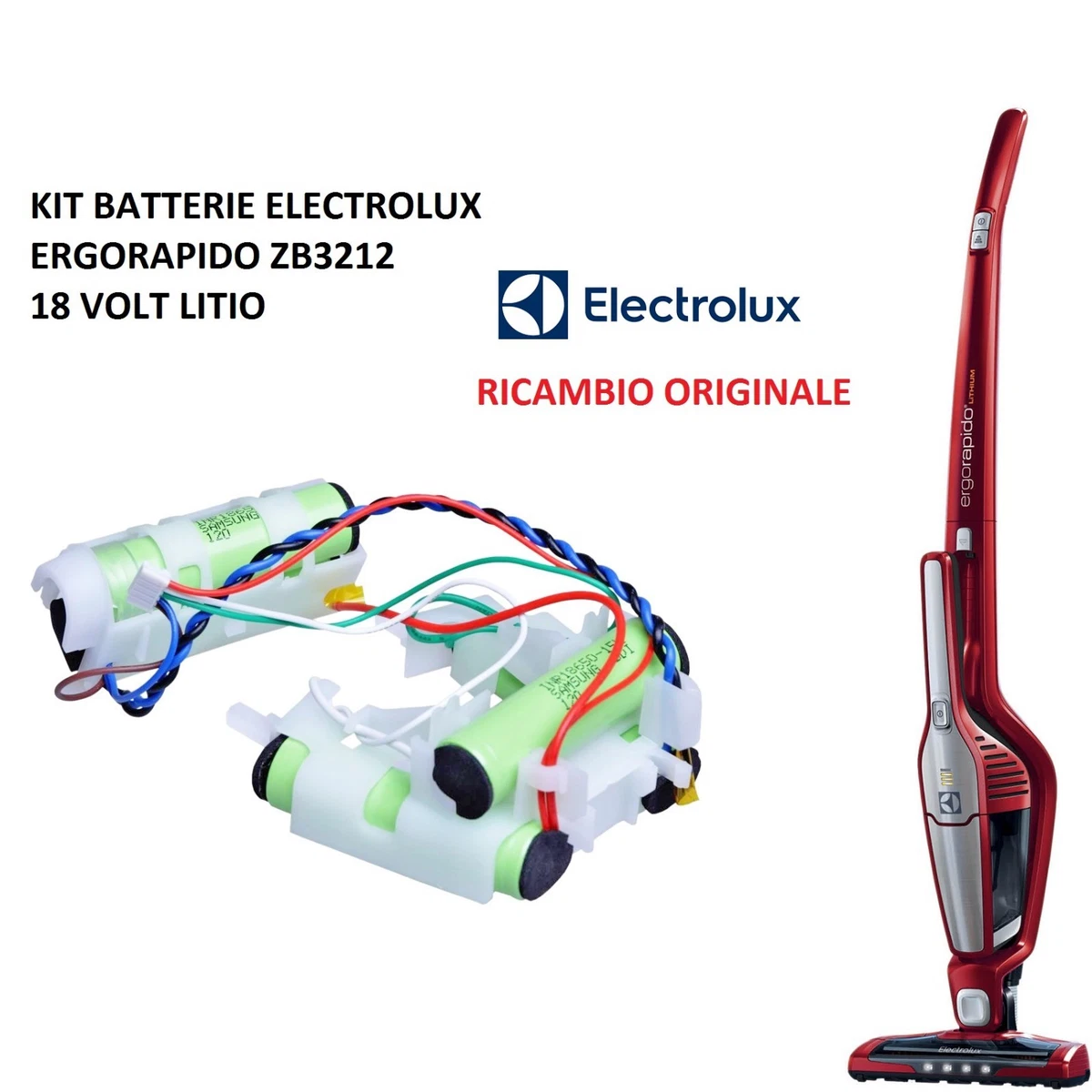 BOCCHETTA E PENNELLO ORIGINALI ASPIRAPOLVERE ERGORAPIDO ELECTROLUX