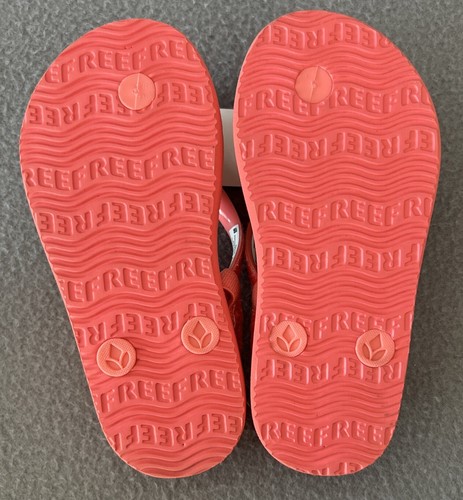 Reef Girls Little Lil Stargazer Sandal flip Flop Size 9 Toddler Kids Pink New - Picture 5 of 9