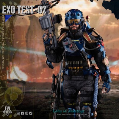 SoldierStory EXO-SKELETON ARMOR SUIT TEST-02 1/6 Scale Action