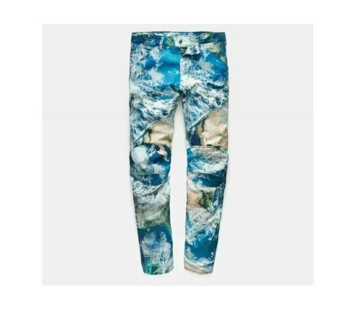 G Star Elwood X52 3D 5622 Earth Camouflage Print Trousers W25 x L30
