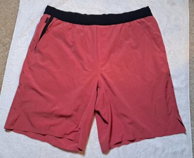 Ten Thousand Shorts Men XL The Interval Lined Performance Running Red 9'' Inse