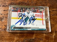James Reimer IP Signed Upper Deck Card PSA DNA  Autographed Sharks