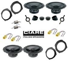 CIARE Kit 6 casse per FIAT BRAVO 2007> con ADATTATORI SUPPORTI ALTOPARLANTI AUTO