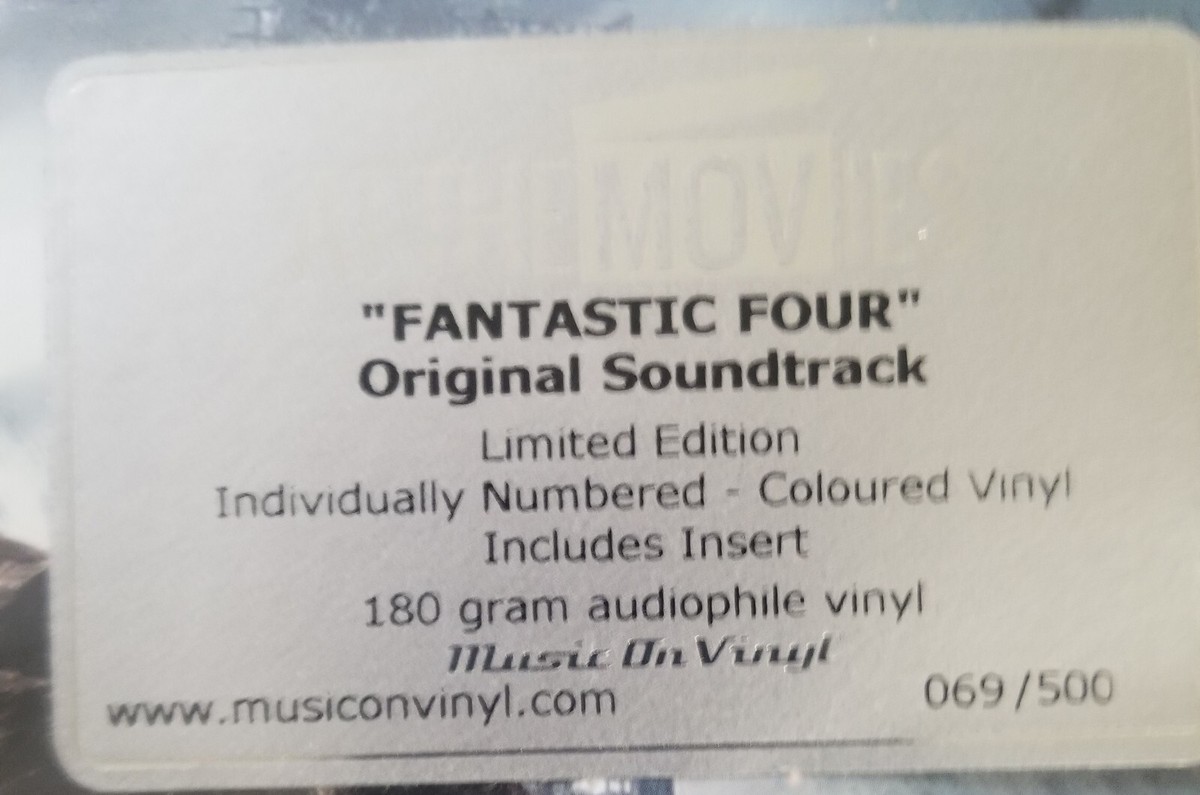 Fantastic 4 (Soundtrack). 2xLP Orange/Blue Marbled. (MOVATM058