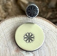 HELM OF AWE Metal Stamp Steel Marking Metal Die Norse Impact Punch Stamp Tool