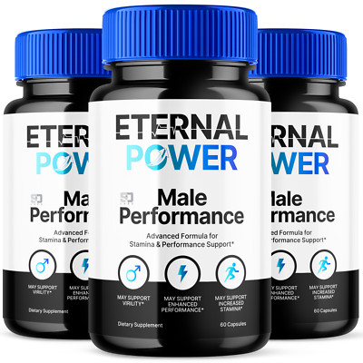 Eternal Power Male Performance Advanced Formula (3 Pack)